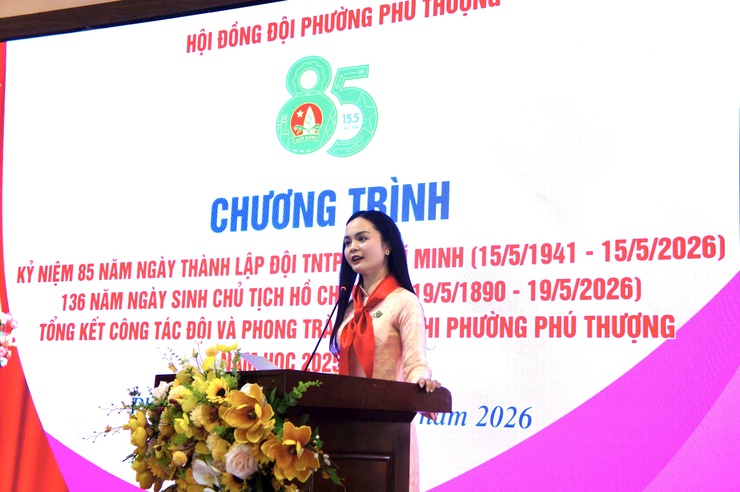 Phường Phú Thượng tổ chức kỷ niệm 85 năm Ngày thành lập Đội TNTP Hồ Chí Minh và tổng kết công tác Đội năm học 2025 – 2026- Ảnh 9.