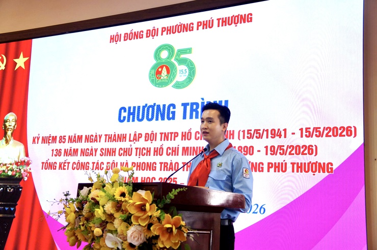 Phường Phú Thượng tổ chức kỷ niệm 85 năm Ngày thành lập Đội TNTP Hồ Chí Minh và tổng kết công tác Đội năm học 2025 – 2026- Ảnh 10.