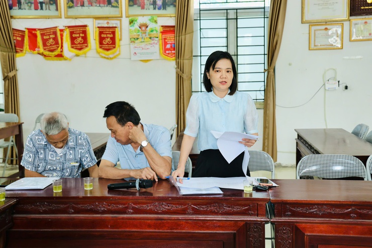 Tổ tuyên truyền, vận động Nhân dân trong công tác giải phóng mặt bằng thực hiện Dự án cải tạo, nâng cấp Quốc lộ 6 đoạn Ba La - Xuân Mai (địa bàn xã Trường Yên cũ) tổ chức hội nghị triển khai nhiệm vụ- Ảnh 5.