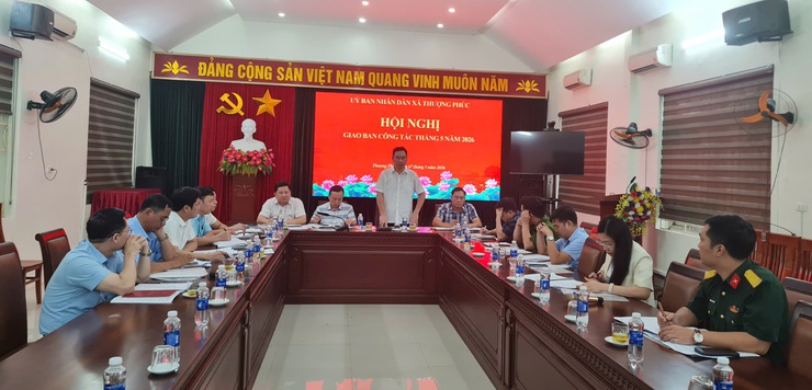 UBND xã Thượng Phúc tổ chức Hội nghị thành viên UBND xã mở rộng, triển khai nhiệm vụ trọng tâm tháng 5/2026- Ảnh 1.