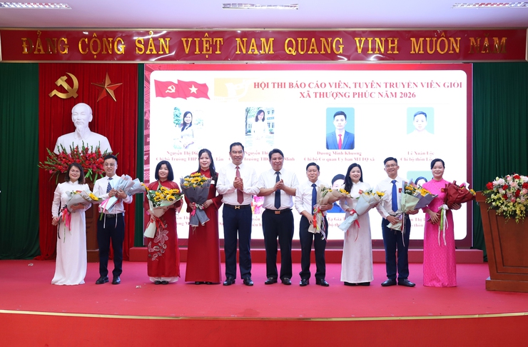 Xã Thượng Phúc: Lan tỏa bản lĩnh, nhiệt huyết, trí tuệ từ Hội thi Báo cáo viên, tuyên truyền viên giỏi năm 2026- Ảnh 1.