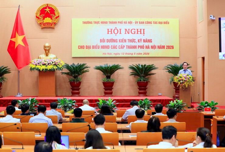 ĐẠI BIỂU HĐND XÃ QUỐC OAI THAM GIA BỒI DƯỠNG KIẾN THỨC, KỸ NĂNG HOẠT ĐỘNG DÂN CỬ NĂM 2026 - Ảnh 1.
