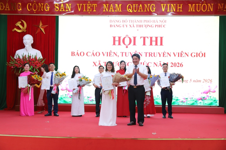 Xã Thượng Phúc: Lan tỏa bản lĩnh, nhiệt huyết, trí tuệ từ Hội thi Báo cáo viên, tuyên truyền viên giỏi năm 2026- Ảnh 8.