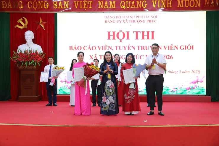 Xã Thượng Phúc: Lan tỏa bản lĩnh, nhiệt huyết, trí tuệ từ Hội thi Báo cáo viên, tuyên truyền viên giỏi năm 2026- Ảnh 10.