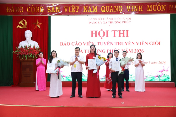 Xã Thượng Phúc: Lan tỏa bản lĩnh, nhiệt huyết, trí tuệ từ Hội thi Báo cáo viên, tuyên truyền viên giỏi năm 2026- Ảnh 9.