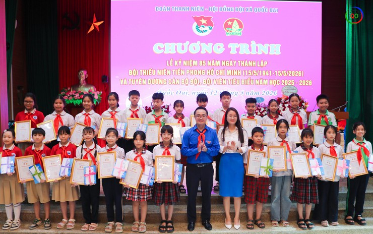 Thiếu nhi Quốc Oai tự hào tiếp bước truyền thống 85 năm Đội TNTP Hồ Chí Minh- Ảnh 13.