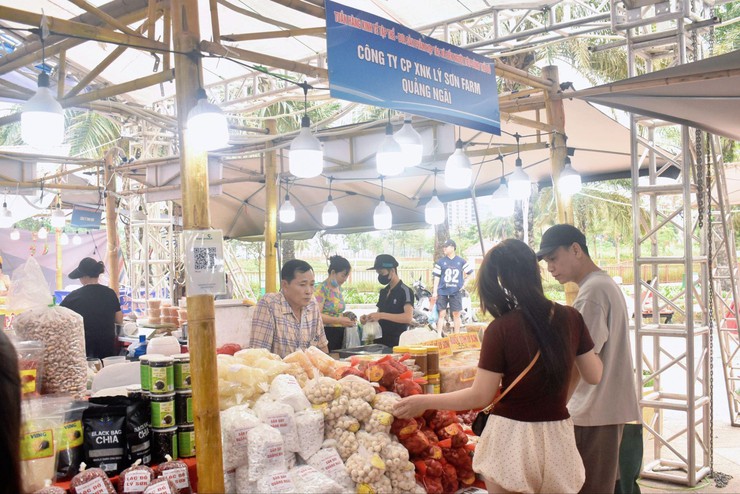 Sôi động “Tuần hàng Kinh tế tập thể - Đưa sản phẩm HTX đến người tiêu dùng Thủ đô năm 2026” tại Công viên Phùng Khoang- Ảnh 5.
