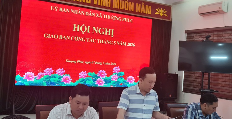 UBND xã Thượng Phúc tổ chức Hội nghị thành viên UBND xã mở rộng, triển khai nhiệm vụ trọng tâm tháng 5/2026- Ảnh 2.