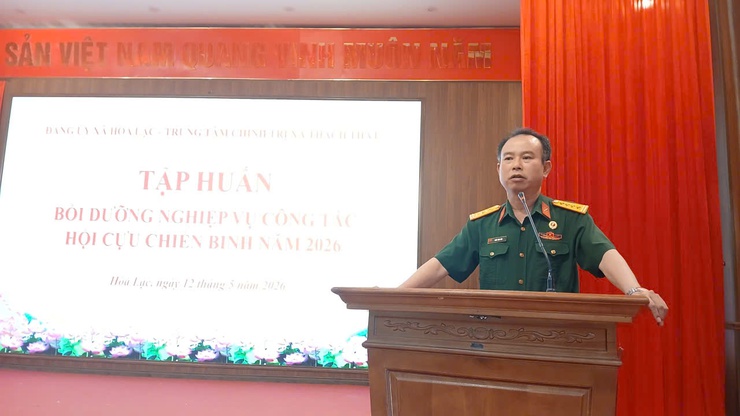 Hòa Lạc: Bồi dưỡng nghiệp vụ công tác Hội Cựu chiến binh, đáp ứng yêu cầu xây dựng tổ chức Hội trong giai đoạn phát triển mới- Ảnh 3.