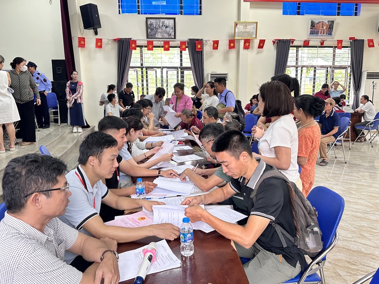 Xã Đại Thanh: Họp đánh giá tiến độ GPMB Khu đô thị thể thao Olympic theo tuần- Ảnh 3.