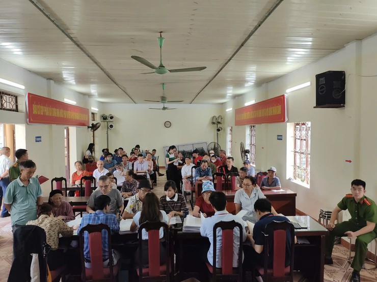 Xã Đại Thanh: Họp đánh giá tiến độ GPMB Khu đô thị thể thao Olympic theo tuần- Ảnh 14.