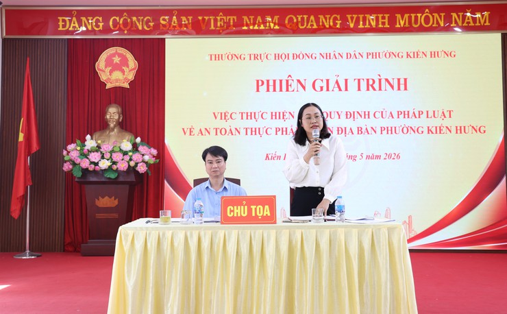Phường Kiến Hưng nâng cao hiệu quả quản lý an toàn thực phẩm trên địa bàn- Ảnh 1.
