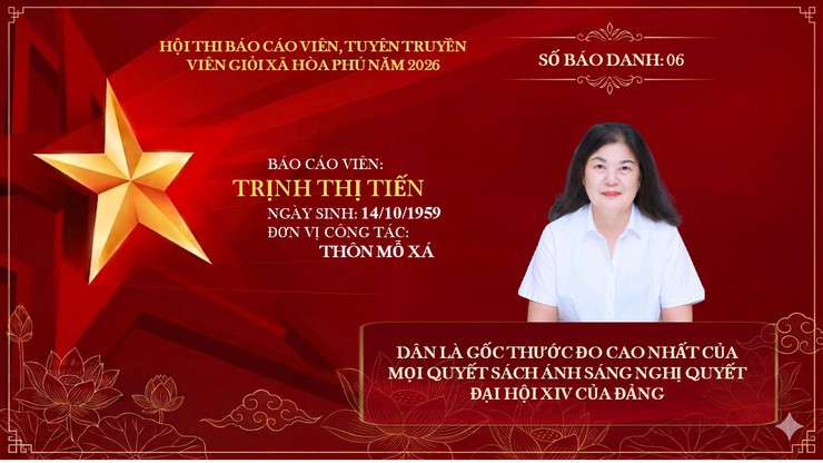 Xã Hòa Phú: Sẵn sàng cho vòng chung khảo Hội thi Báo cáo viên, tuyên truyền viên giỏi năm 2026- Ảnh 3.