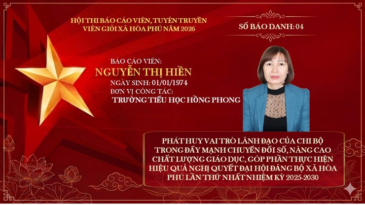 Xã Hòa Phú: Sẵn sàng cho vòng chung khảo Hội thi Báo cáo viên, tuyên truyền viên giỏi năm 2026- Ảnh 6.