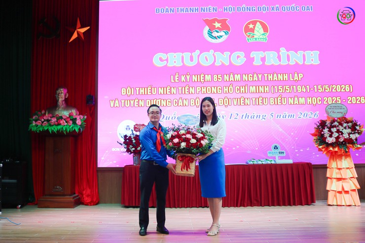Thiếu nhi Quốc Oai tự hào tiếp bước truyền thống 85 năm Đội TNTP Hồ Chí Minh- Ảnh 4.