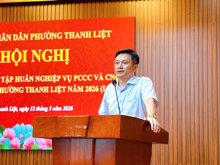 Thanh Liệt: Tập huấn nghiệp vụ PCCC và CNCH cho cán bộ, công chức, viên chức phường- Ảnh 2.