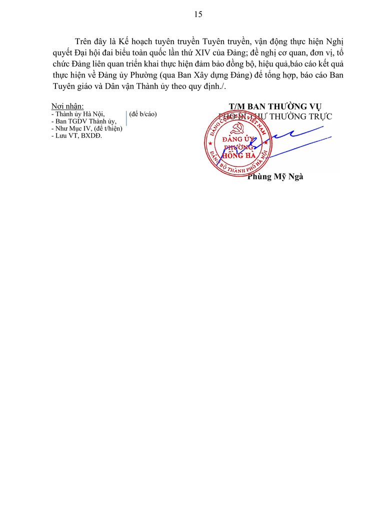 Phường Hồng Hà đẩy mạnh tuyên truyền, vận động thực hiện Nghị quyết Đại hội đại biểu toàn quốc lần thứ XIV của Đảng- Ảnh 15.