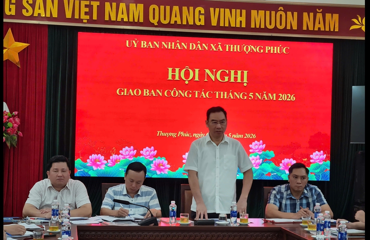 UBND xã Thượng Phúc tổ chức Hội nghị thành viên UBND xã mở rộng, triển khai nhiệm vụ trọng tâm tháng 5/2026- Ảnh 6.