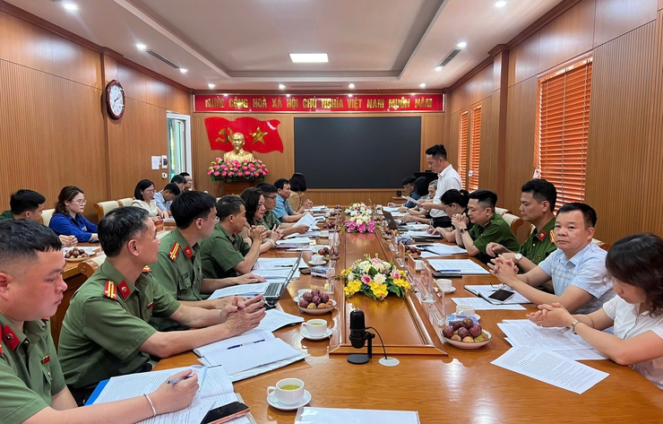 UBND xã Ngọc Hồi tiếp Đoàn Khảo sát của Ban Chỉ đạo thực hiện phong trào toàn dân bảo vệ ANTQ Thành phố- Ảnh 1.