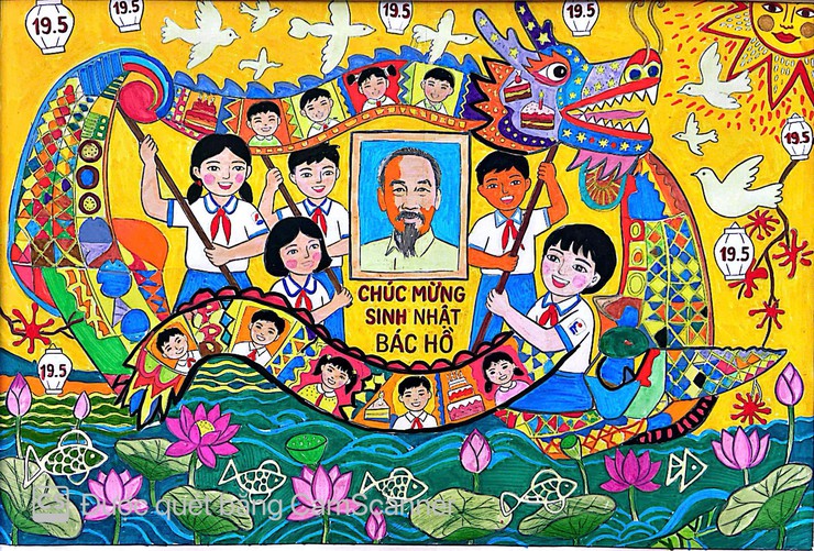 Cuộc thi vẽ tranh "Bác Hồ với thiếu nhi" chào mừng kỷ niệm 85 năm Ngày thành lập Đội Thiếu niên Tiền phong Hồ Chí Minh và 136 năm Ngày sinh Chủ tịch Hồ Chí Minh- Ảnh 2.