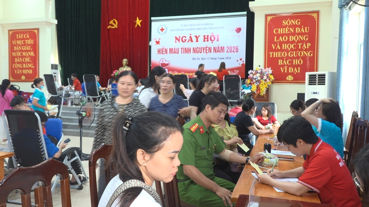 Hòa Xá hơn 300 người người tham gia hiến máu tình nguyện- Ảnh 2.