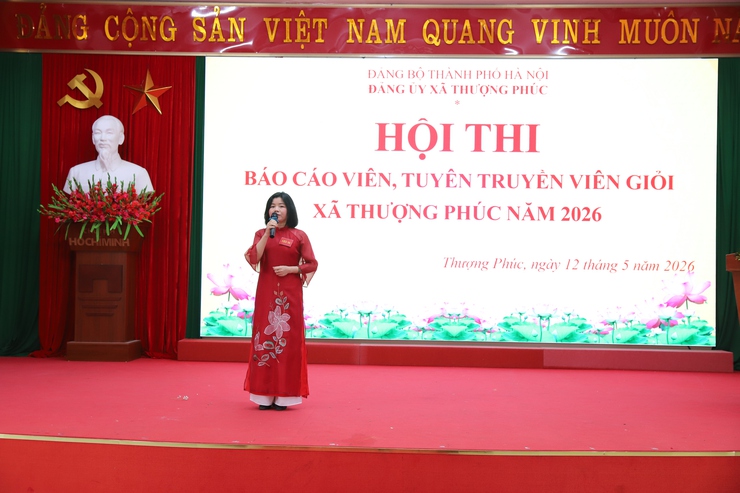Xã Thượng Phúc: Lan tỏa bản lĩnh, nhiệt huyết, trí tuệ từ Hội thi Báo cáo viên, tuyên truyền viên giỏi năm 2026- Ảnh 7.