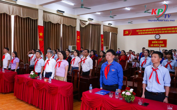 Hội đồng đội xã Kiều Phú tổ chức Lễ mít tinh kỷ niệm 85 năm ngày thành lập Đội TNTP Hồ Chí Minh (15/5/1941 – 15/5/2026)- Ảnh 3.
