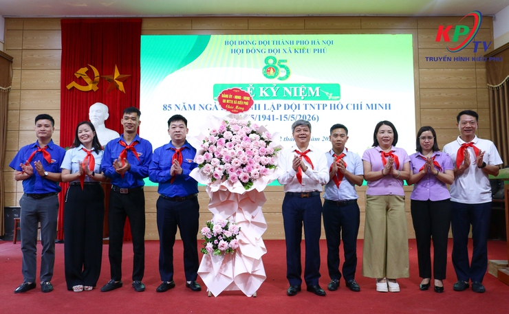 Hội đồng đội xã Kiều Phú tổ chức Lễ mít tinh kỷ niệm 85 năm ngày thành lập Đội TNTP Hồ Chí Minh (15/5/1941 – 15/5/2026)- Ảnh 1.