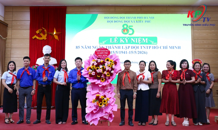 Hội đồng đội xã Kiều Phú tổ chức Lễ mít tinh kỷ niệm 85 năm ngày thành lập Đội TNTP Hồ Chí Minh (15/5/1941 – 15/5/2026)- Ảnh 2.
