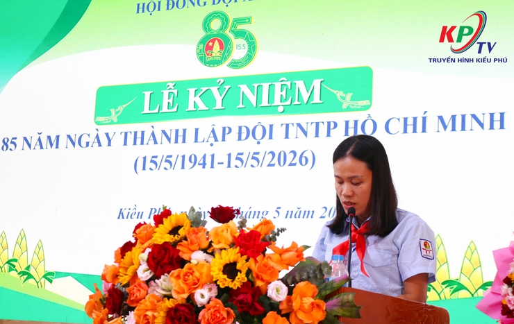 Hội đồng đội xã Kiều Phú tổ chức Lễ mít tinh kỷ niệm 85 năm ngày thành lập Đội TNTP Hồ Chí Minh (15/5/1941 – 15/5/2026)- Ảnh 6.