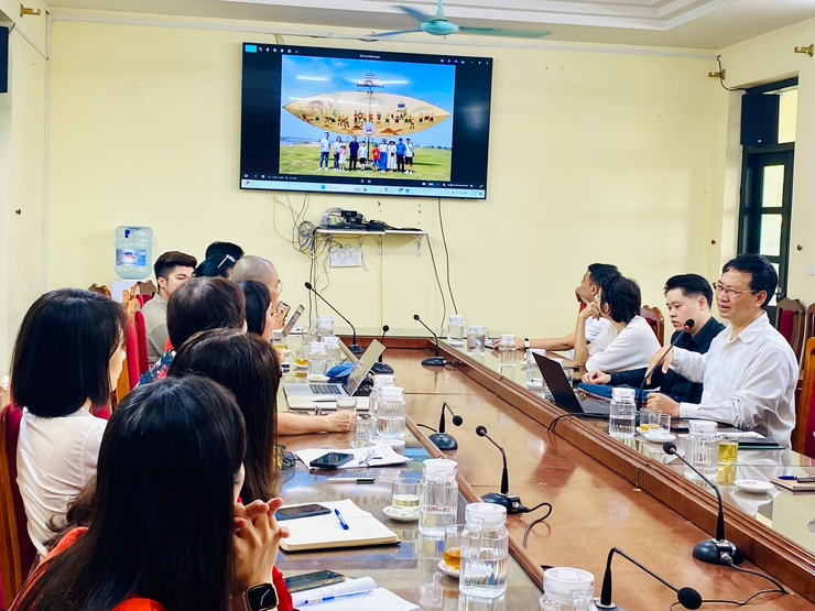 Hội nghị gặp mặt trao đổi, hợp tác xây dựng sản phẩm và phát triển tour, tuyến du lịch gắn với điểm đến xã Ô Diên- Ảnh 4.