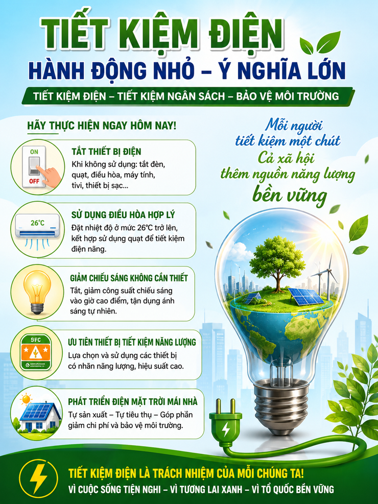 Tam Hưng tăng cường triển khai các giải pháp tiết kiệm điện, phát triển năng lượng bền vững- Ảnh 1.