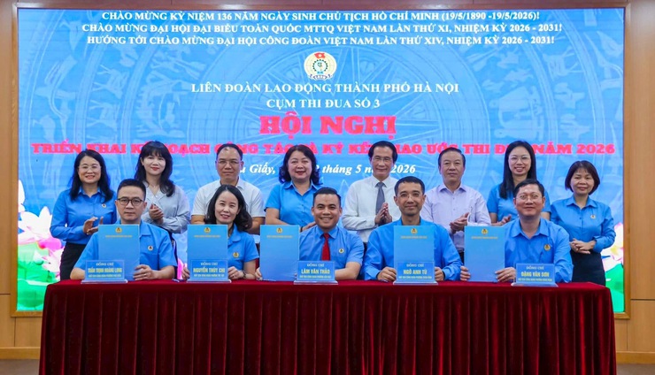 Cụm thi đua số 03 triển khai nhiệm vụ công tác, ký kết giao ước thi đua năm 2026- Ảnh 1.