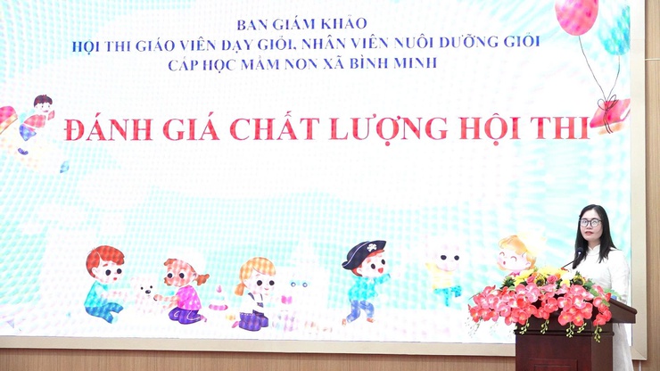 Lan tỏa tinh thần đổi mới, sáng tạo từ Hội thi giáo viên giỏi, nhân viên nuôi dưỡng giỏi ngành Giáo dục xã Bình Minh năm học 2025–2026- Ảnh 3.