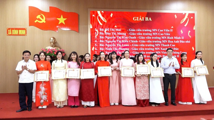 Lan tỏa tinh thần đổi mới, sáng tạo từ Hội thi giáo viên giỏi, nhân viên nuôi dưỡng giỏi ngành Giáo dục xã Bình Minh năm học 2025–2026- Ảnh 8.