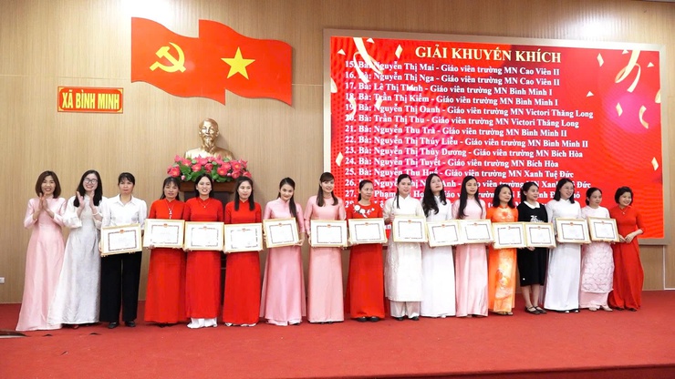 Lan tỏa tinh thần đổi mới, sáng tạo từ Hội thi giáo viên giỏi, nhân viên nuôi dưỡng giỏi ngành Giáo dục xã Bình Minh năm học 2025–2026- Ảnh 10.