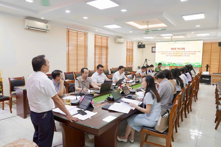 Ban Chỉ đạo Thi và tuyển sinh xã Thiên Lộc tổ chức hội nghị triển khai các văn bản chỉ đạo và hướng dẫn công tác thi tuyển sinh năm 2026- Ảnh 2.