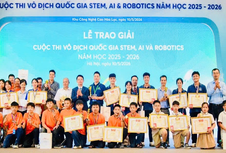 Học sinh Trường Tiểu học Thanh Xuân Nam, phường Thanh Liệt tỏa sáng tại giải vô địch Quốc gia STEM, AI và Robotics năm học 2025-2026- Ảnh 3.