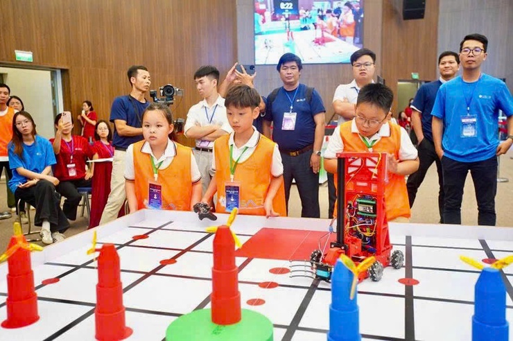 Học sinh Trường Tiểu học Thanh Xuân Nam, phường Thanh Liệt tỏa sáng tại giải vô địch Quốc gia STEM, AI và Robotics năm học 2025-2026- Ảnh 1.