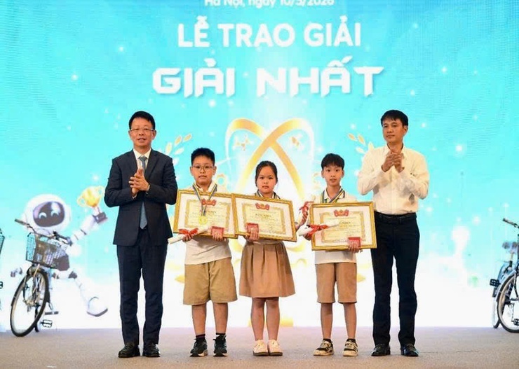 Học sinh Trường Tiểu học Thanh Xuân Nam, phường Thanh Liệt tỏa sáng tại giải vô địch Quốc gia STEM, AI và Robotics năm học 2025-2026- Ảnh 2.