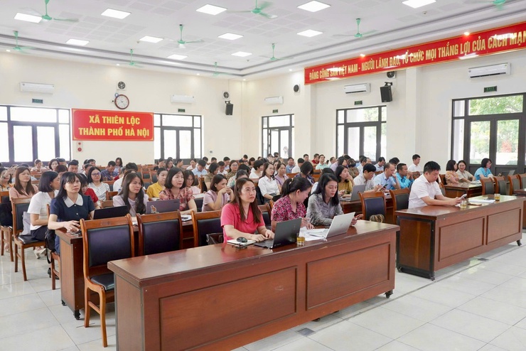 Lớp bồi dưỡng công tác chuyến đổi số cho đội ngũ cán bộ chủ chốt trong hệ thống chính trị xã Thiên Lộc năm 2026- Ảnh 9.