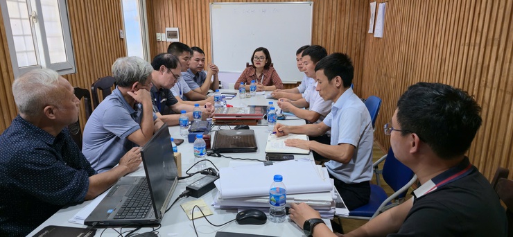 Uỷ ban MTTQ Việt Nam phường Long Biên, giám sát đầu tư xây dựng dự án trường học tại ô quy hoạch cụm G.2 phường Long Biên.- Ảnh 2.