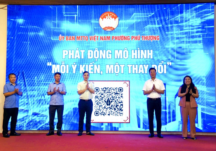Phường Phú Thượng triển khai mô hình “Mỗi ý kiến, một thay đổi” và kế hoạch tuyên truyền khắc phục 5 điểm nghẽn trên địa bàn Thành phố- Ảnh 3.
