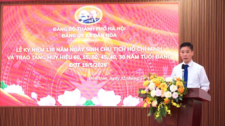 XÃ DÂN HOÀ KỶ NIỆM 136 NĂM NGÀY SINH CHỦ TỊCH
HỒ CHÍ MINH (19/5/1890 – 19/5/2026)- Ảnh 1.