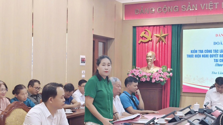 Đoàn kiểm tra số 02 của Đảng ủy xã Thư Lâm kiểm tra việc triển khai thực hiện Nghị quyết Đại hội Đảng các cấp tại các chi bộ trực thuộc- Ảnh 5.
