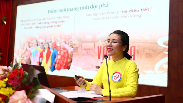 Xã Thạch Thất sôi nổi Chung khảo Hội thi Báo cáo viên, tuyên truyền viên giỏi năm 2026- Ảnh 5.