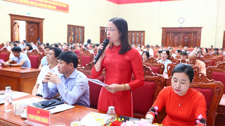 Xã Thạch Thất sôi nổi Chung khảo Hội thi Báo cáo viên, tuyên truyền viên giỏi năm 2026- Ảnh 2.
