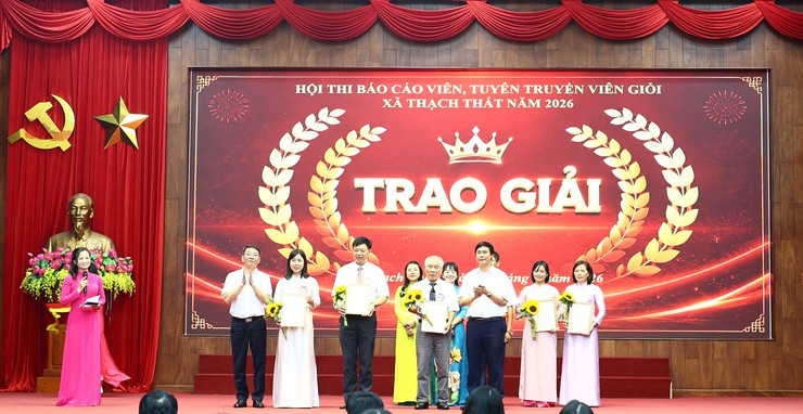 Xã Thạch Thất sôi nổi Chung khảo Hội thi Báo cáo viên, tuyên truyền viên giỏi năm 2026- Ảnh 10.
