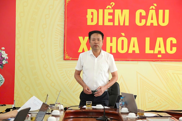 Hòa Lạc- Lấy ý kiến dự thảo quy chế quản lý, sử dụng nghĩa trang và chuẩn bị giám sát công tác PCCC, CNCH- Ảnh 10.