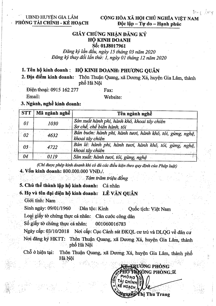 Bản tự công bố sản phẩm Hành phi- Ảnh 6.